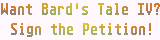 Want Bard's Tale IV? Sign the Petition!