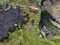 An early screenshot of inXile's new Bard's Tale game