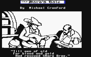 Commodore 64 title screen for The Bard's Tale